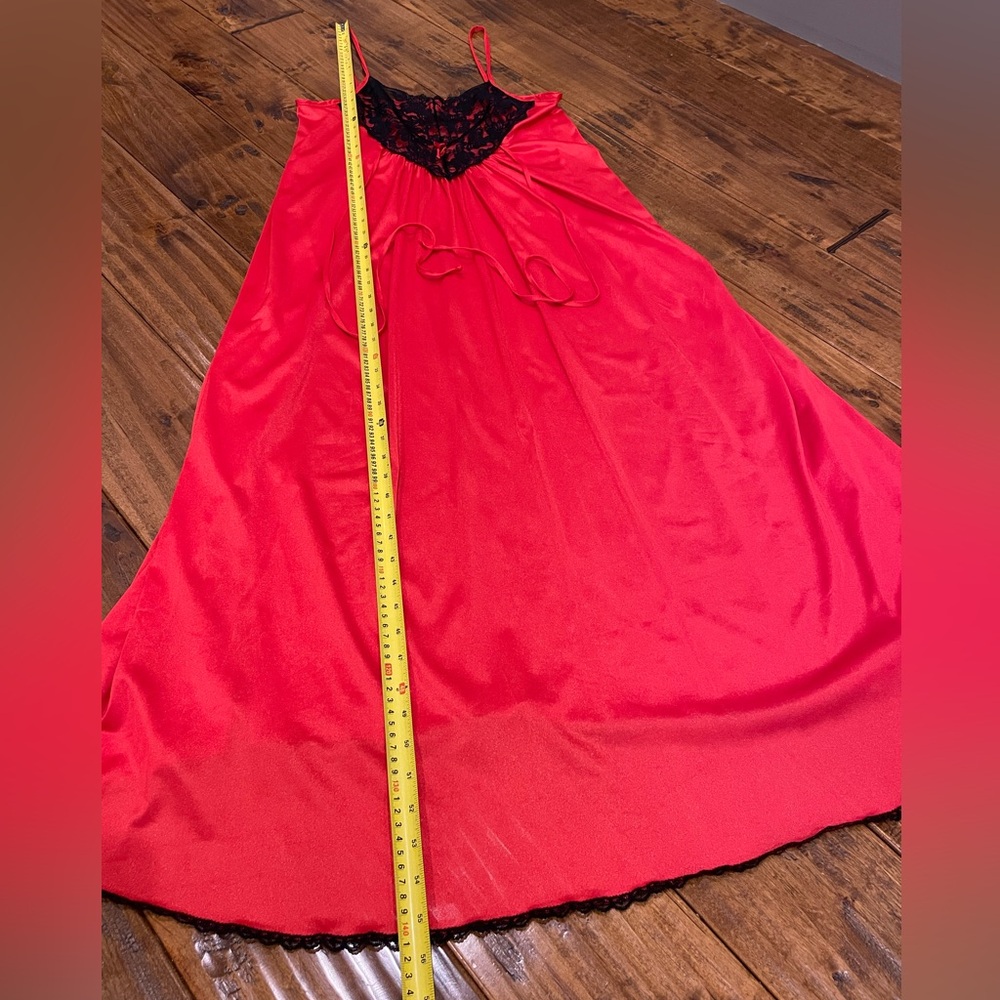 Vintage full length slip dress nightgown nightie - Picture 5 of 6